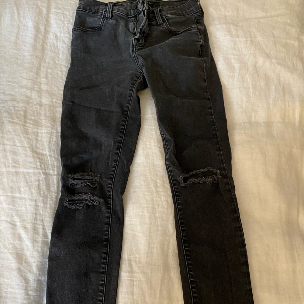 J brand ripped skinny jeans